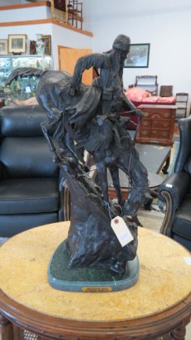 Appraisal: Frederick Remington bronze Mountain Man' a fine casting tall plus