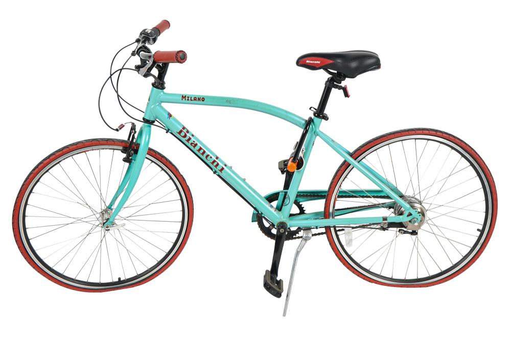 Appraisal: BIANCHI BICYCLECondition with attacked lock missing key with scuffs and