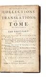 Appraisal: GALILEI GALILEO Salusbury Thomas translator Mathematical Collections and Translations Volume