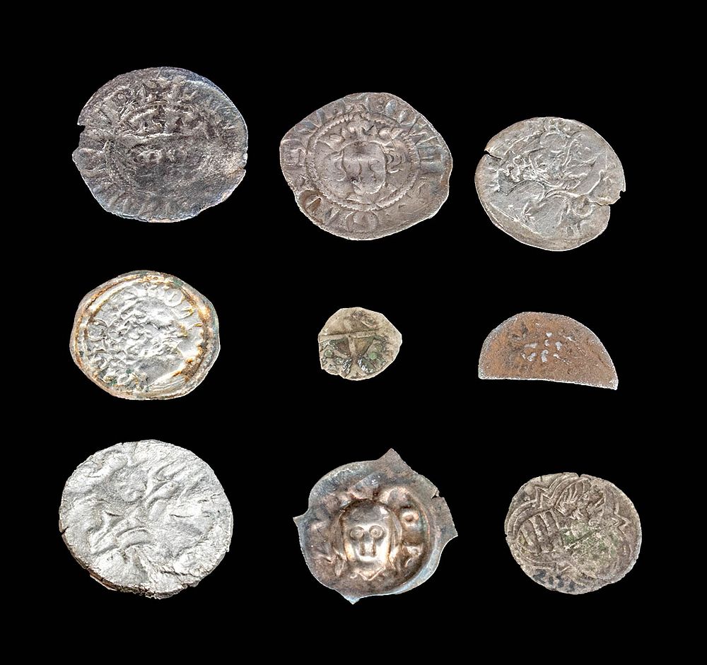 Appraisal: Lot of Medieval European Afghanistan Silver Coins Europe England Hungary