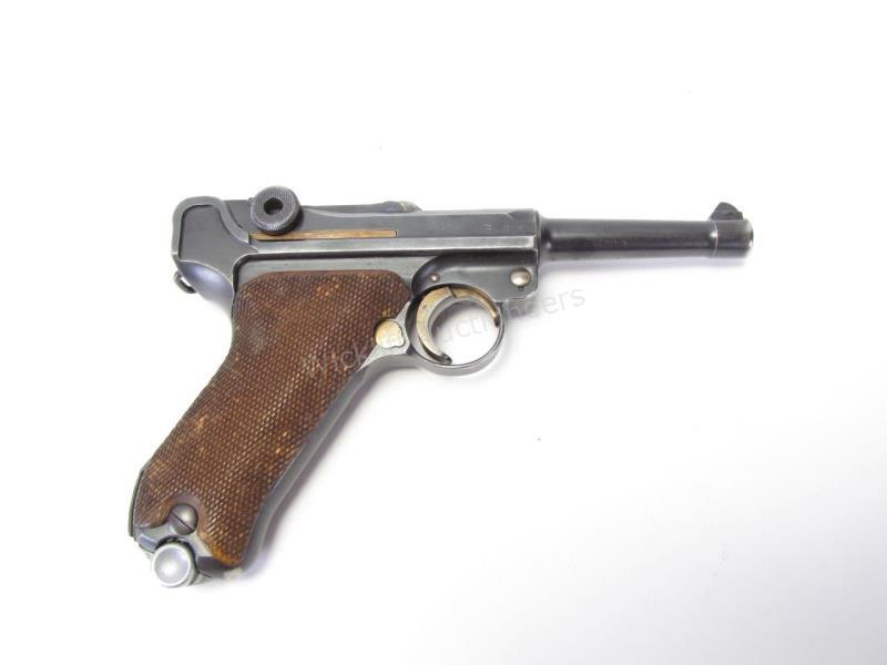 Appraisal: Mauser Dated Chamber S Luger Pistol-Round barrel Chambered in mm