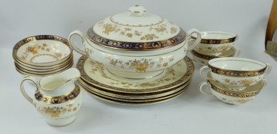 Appraisal: A collection of Minton Dynasty dinner ware including tureens covers