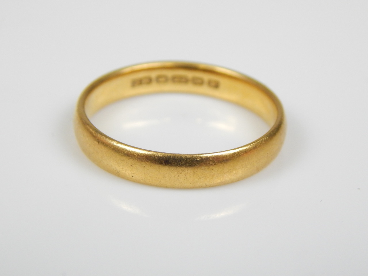 Appraisal: A ct gold wedding band g all in