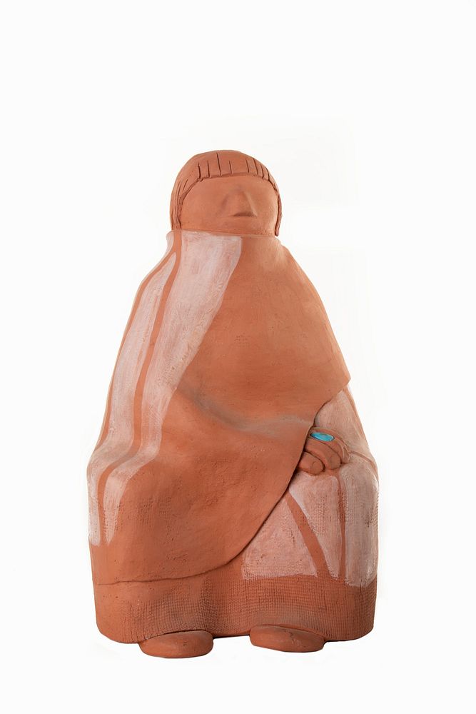 Appraisal: Billy Kratzer Untitled Seated Woman Billy Kratzer Acoma th Century