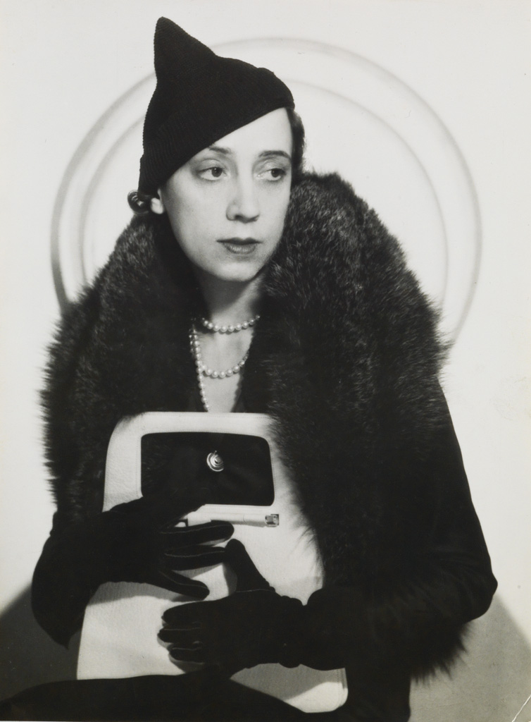 Appraisal: MAN RAY - Elsa Schiaparelli Silver print the image measuring