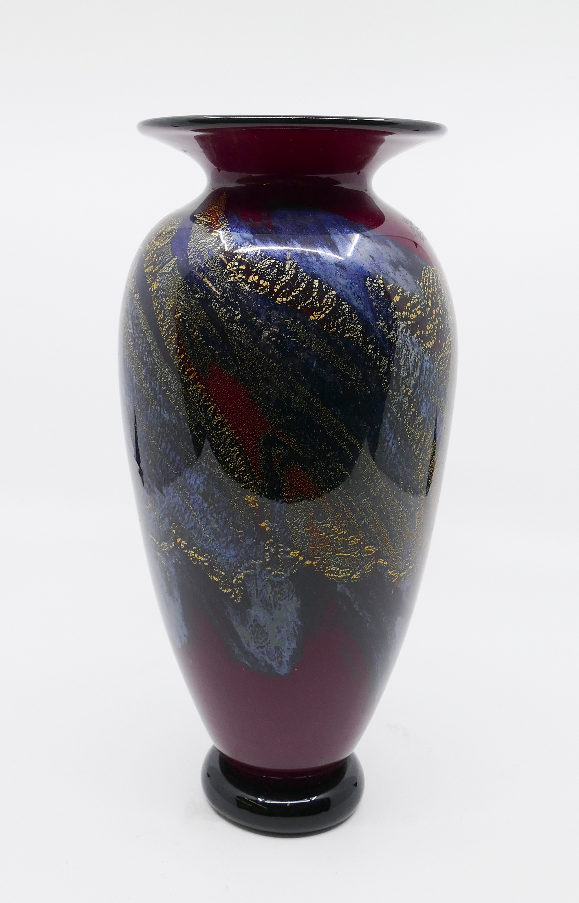 Appraisal: Micheal Nourot California Art Glass Vase- x ''