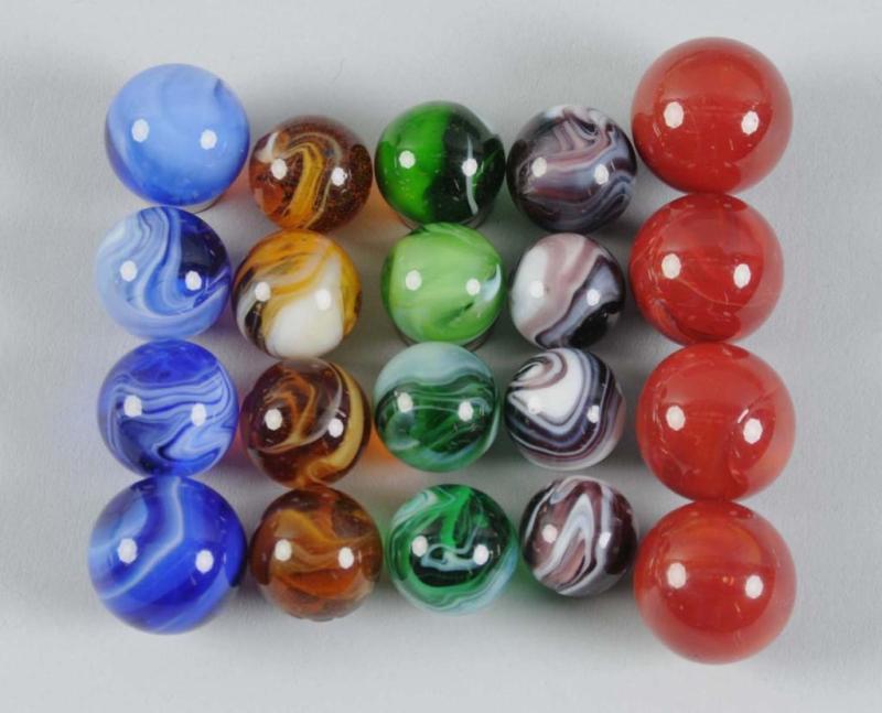 Appraisal: Assortment of Machine-Made Marbles Description Includes bags of marbles with