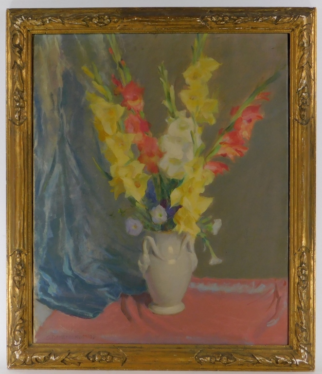 Appraisal: CHARLES DEMETROPOULOS O C FLORAL STILL LIFE Massachusetts - Impressionist