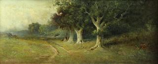 Appraisal: Thomas Oxley Miller American - Oaks in Oakland oil on