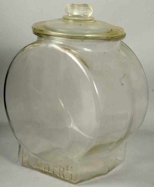 Appraisal: Planters Peanut Fish Bowl Jar Description Five chips on lid