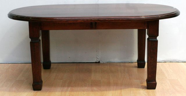 Appraisal: A stained maple dining table cm long cm wide cm