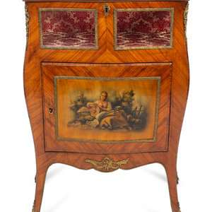 Appraisal: A Louis XV Style Vernis Martin Low Display Cabinet TH