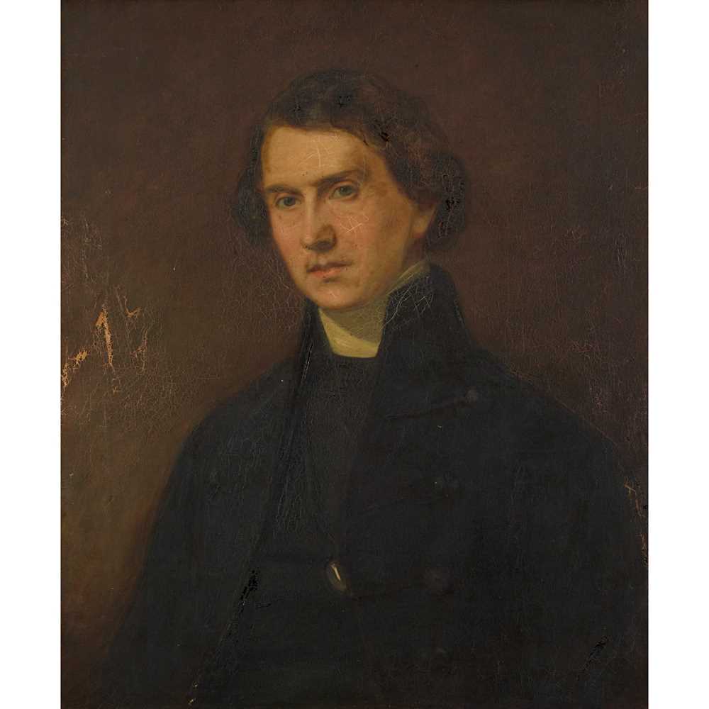 Appraisal: JAMES RANNIE SWINTON BRITISH - HALF LENGTH PORTRAIT OF ARCHIBALD