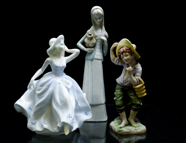 Appraisal: A Coalport 'Debbie' figurine together with a figure of a