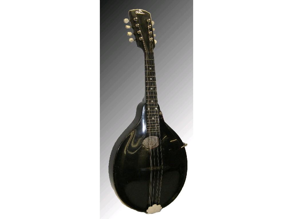 Appraisal: The Gibson AO style mandolin no the ebony fretboard with