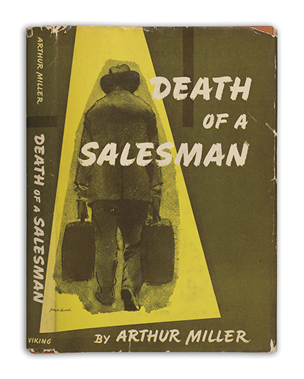 Appraisal: MILLER ARTHUR Death of a Salesman vo original pictorial orange