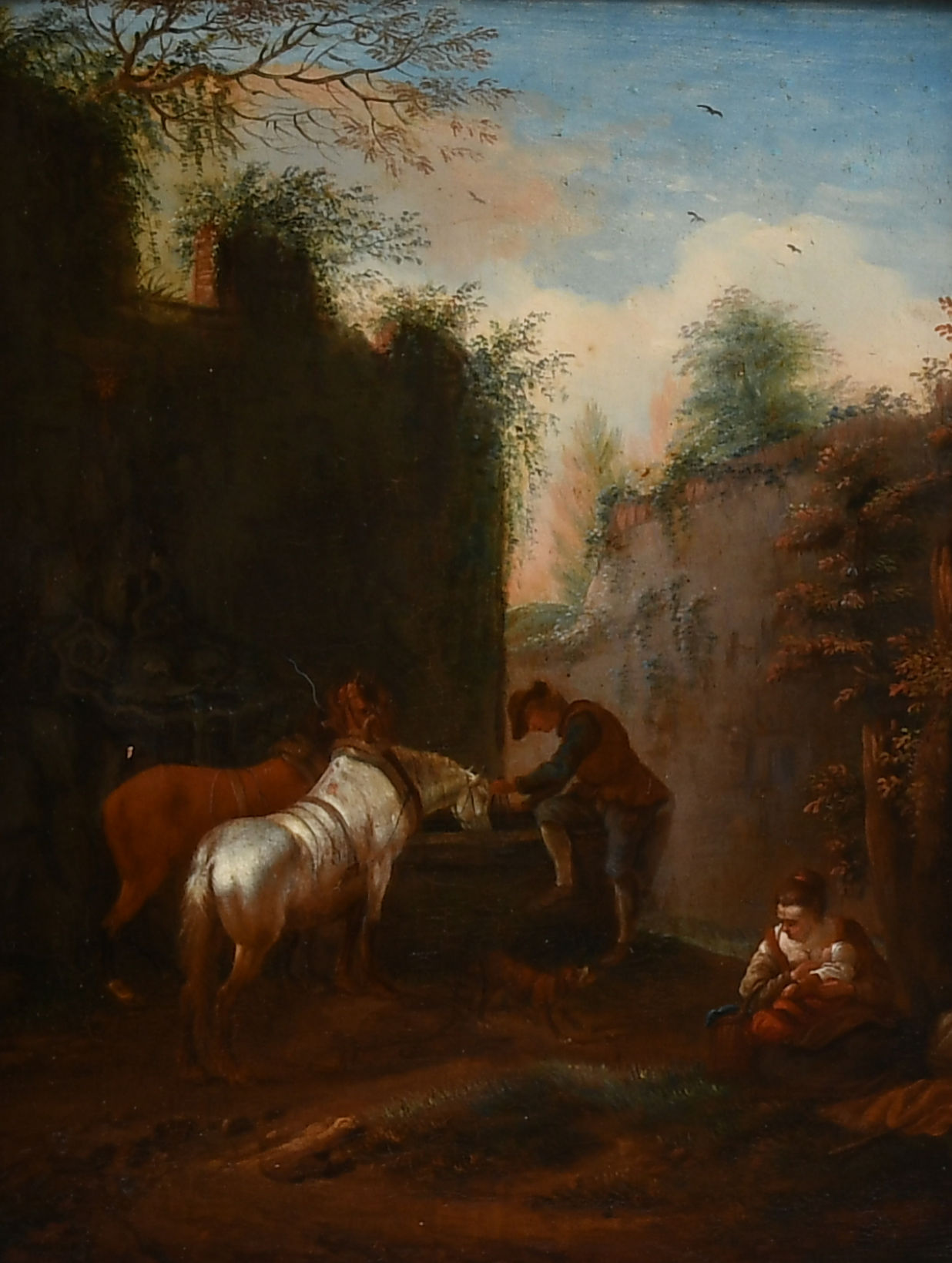 Appraisal: GOOD DUTCH TH TH C GENRE PAINTING From an exceptional