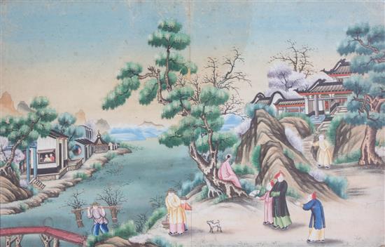 Appraisal: Sale Lot A Chinese Watercolor on Paper early th century