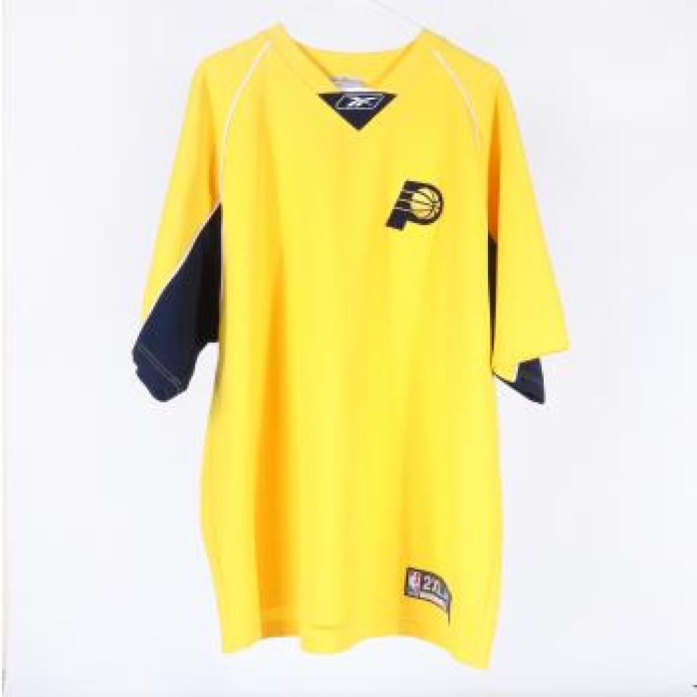 Appraisal: JALEN ROSE GAME USED INDIANA PACERS SHOOTING SHIRT Jalen Rose