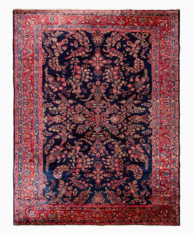 Appraisal: A Mohajeran Sarouk Wool Rug A Mohajeran Sarouk Wool Rug