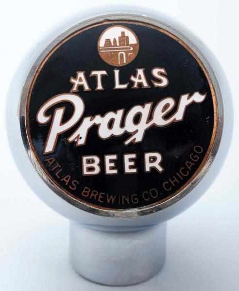 Appraisal: Atlas Prager Beer Tap Knob Clean example with just minor