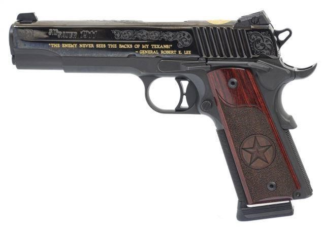 Appraisal: Sig Sauer Model Lone Star Commemorative Pistol caliber barrel foliate