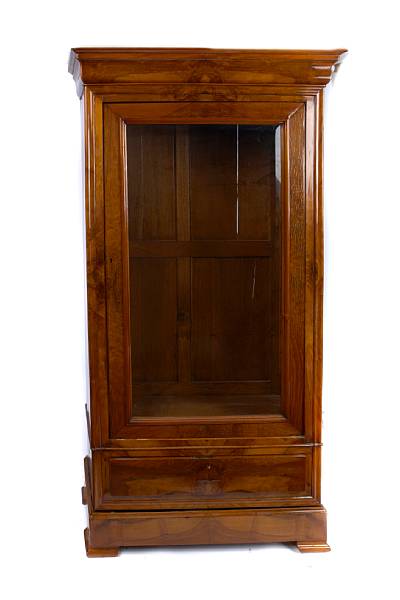 Appraisal: A Biedermeier style walnut armoire height ft in width in