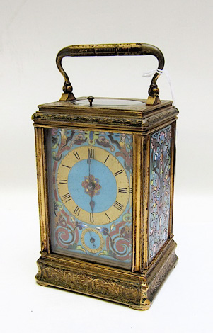 Appraisal: DROCOURT HOUR REPEATER CARRIAGE CLOCK Pierre Alfred Drocourt Paris c