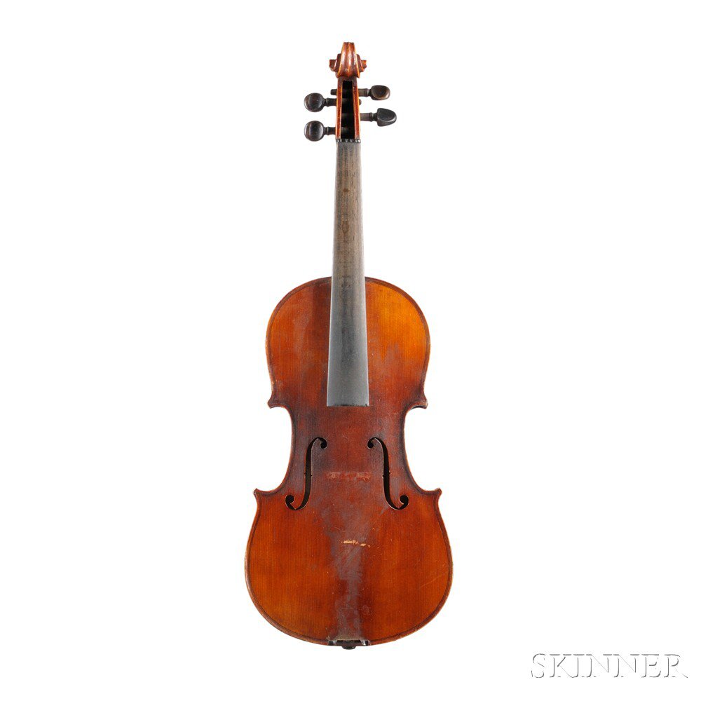 Appraisal: Child's German -size Violin c s labeled GERMANY length of