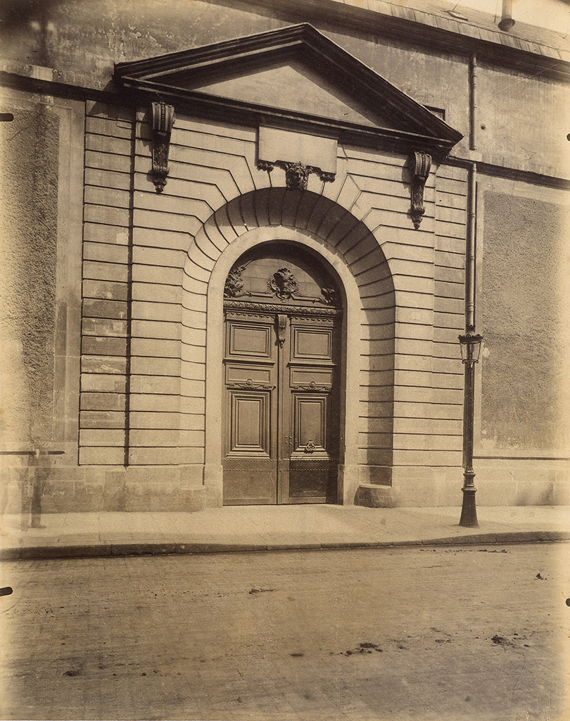 Appraisal: ATGET EUG NE - Doorway Albumen print x inches x