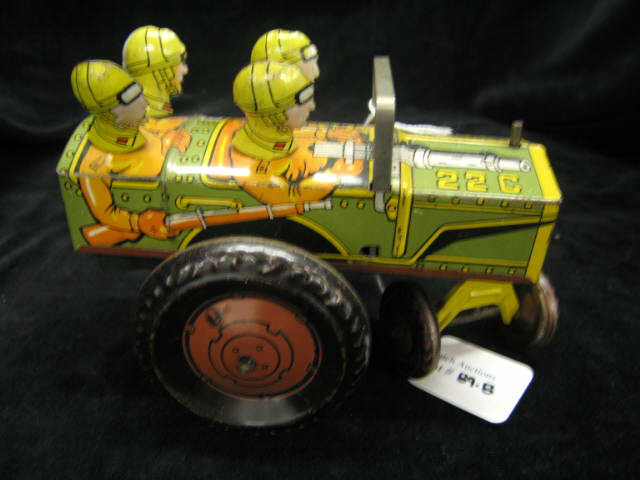 Appraisal: Marx Jumpin Jeep Tin Wind Up WWII toy