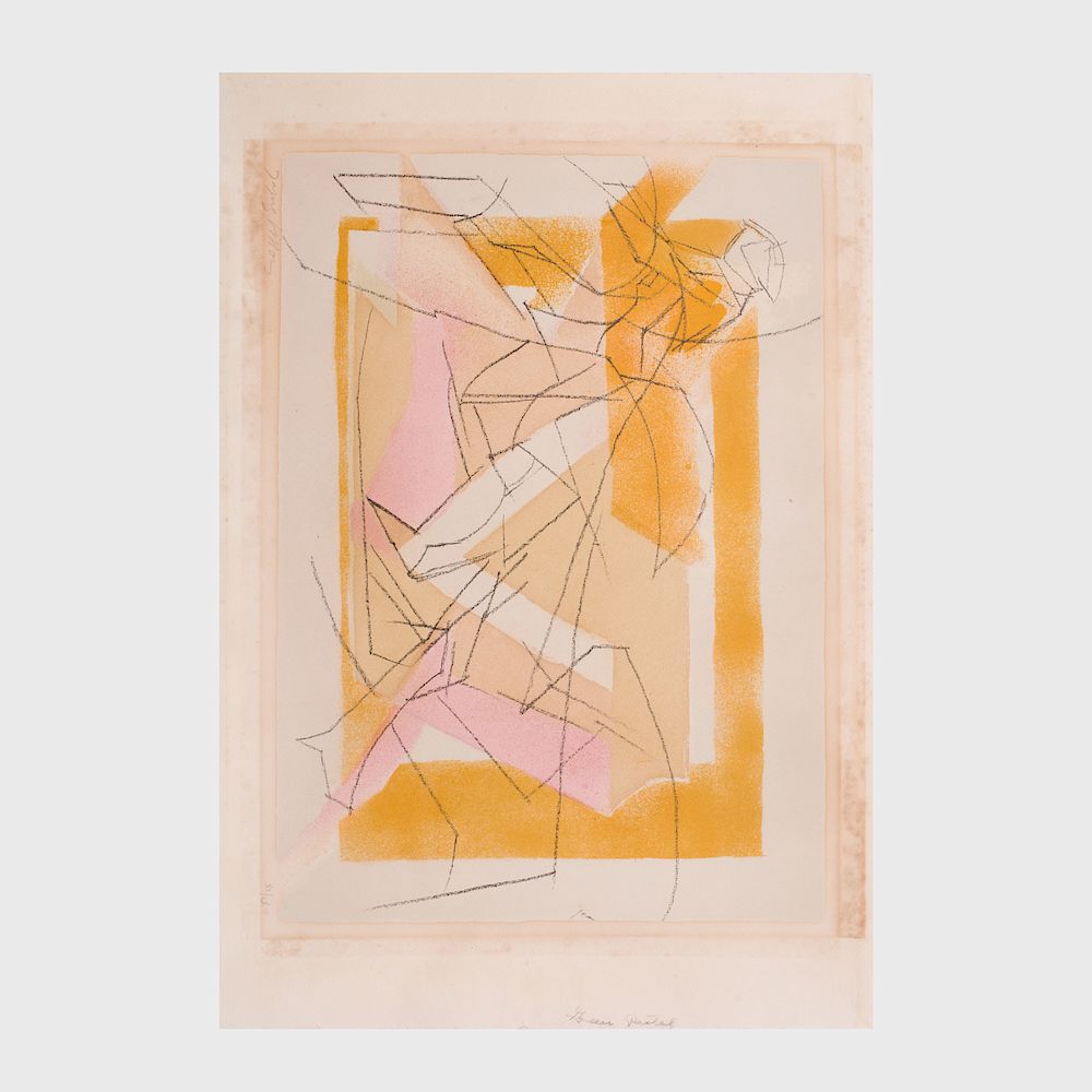 Appraisal: Jacques Villon - Huit Lithographies Two Plates Two lithographs in