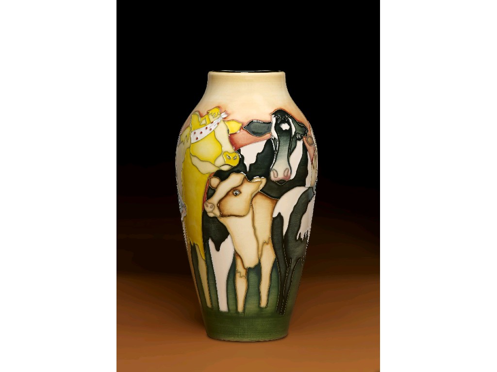 Appraisal: Important Moorcroft Collector's Item A one-off special edition vase painted