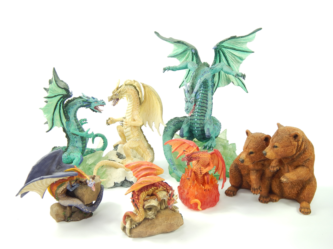 Appraisal: A group of Land of the Dragons models by The