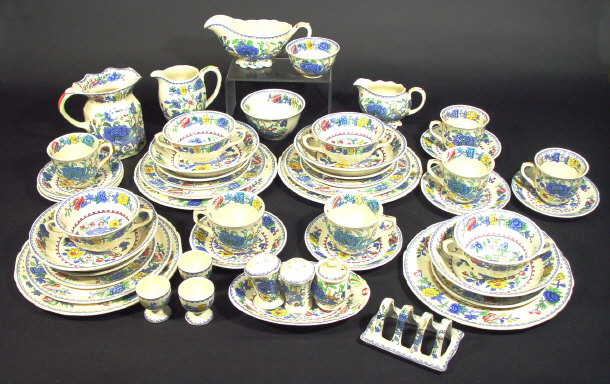 Appraisal: Extensive Masons patent ironstone Regency pattern tea dinner service with