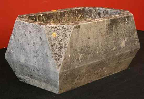 Appraisal: A French Solid Limestone Water Trough th century of hexagonal