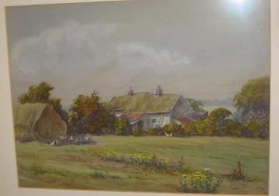 Appraisal: JOSEPH WEST The Old Farm Moreton Cheshire signed inscribed verso