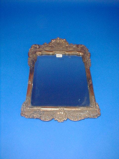 Appraisal: A George II style giltwood pier glass high