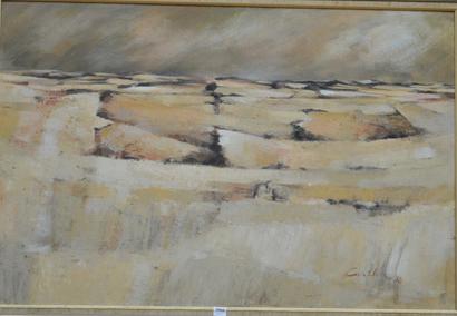 Appraisal: MAURICE CANTHAN ABSTRACT LANDSCAPE OIL ON BOARD X CM MAURICE