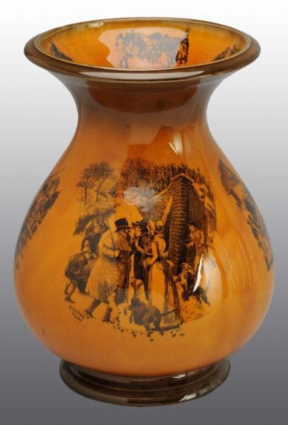 Appraisal: Pottery Coaching Ways Vase Description English By MacMillan Company Depicts