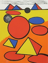 Appraisal: Alexander Calder American - Lithograph in six colors on paper