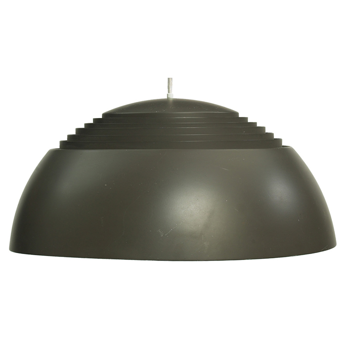 Appraisal: Arne Jacobsen hanging light fixture by Louis Poulsen dark grey