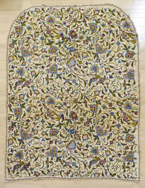 Appraisal: Crewel work panel