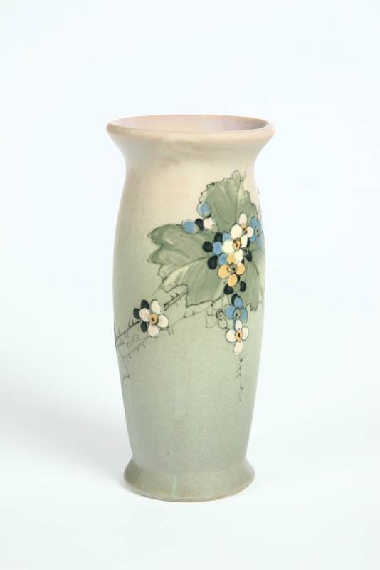 Appraisal: WELLER HUDSON VASE Pink to soft green semi-matte glaze with