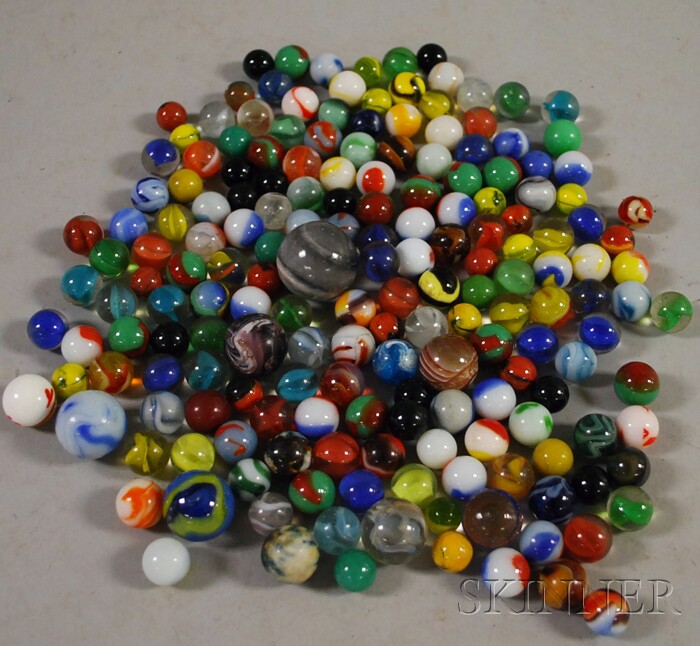 Appraisal: Lot of Mostly Glass Marbles