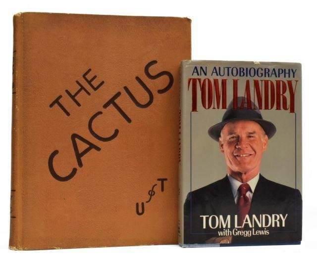 Appraisal: lot of Books An Autobiography Tom Landry Tom Landry Harper