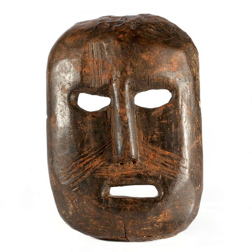 Appraisal: A Native American-related Mask Possibly meant as a Cherokee booger