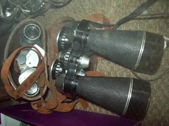 Appraisal: TWO PAIRS OF BINOCULARS ONE WITH CASE