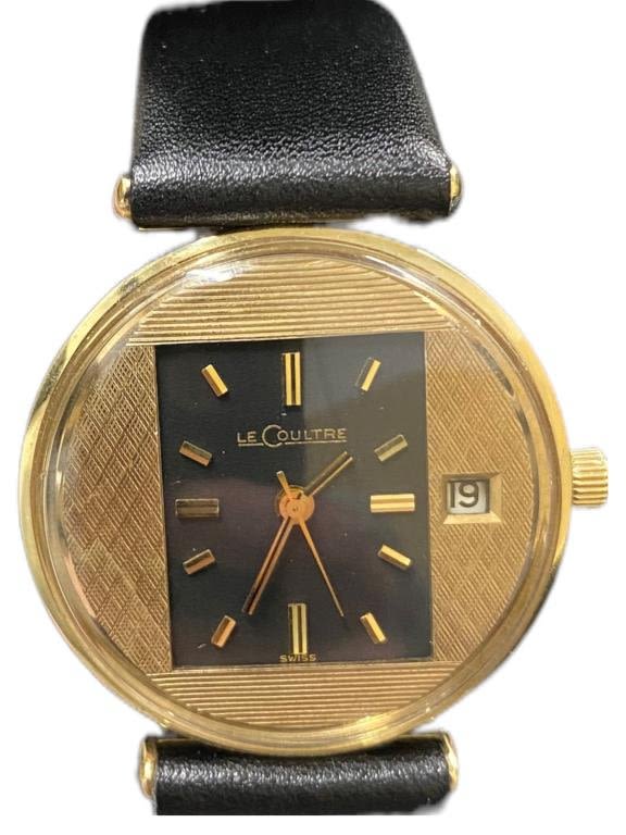 Appraisal: Rare Le Coultre Art Deco K Gold Watch mmAppears to