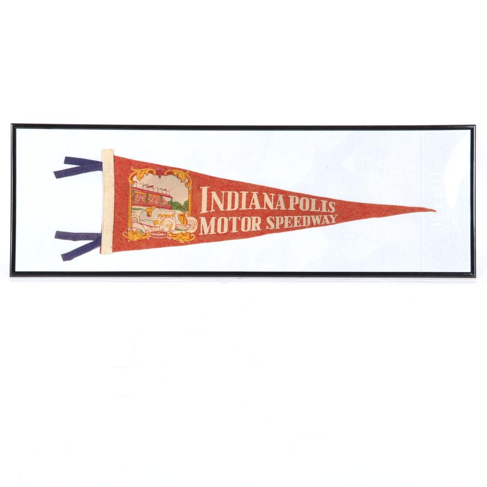 Appraisal: 'S INDIANAPOLIS MOTOR SPEEDWAY PENNANT 's Indianapolis Motor Speedway Pennant